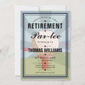 Invitation Partie de retraite de golf classique (Devant)