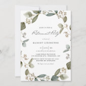 Invitation Partie de retraite de la couronne d'eucalyptus ens (Devant)