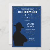 Invitation Partie de retraite de la patrouille Blue Gold High (Devant)