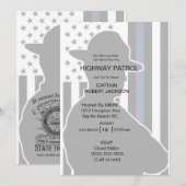 Invitation Partie de retraite de la patrouille routière (Devant / Derrière)