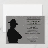 Invitation Partie de retraite de la patrouille routière noire (Devant / Derrière)