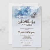 Invitation Partie de retraite de Winter Mountain Lake (Devant)