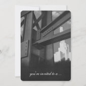 Invitation Partie de retraite des gratte-ciels de constructio (Devant)