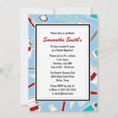 Invitation Partie de retraite d'hygiéniste dentaire/dentiste (Dos)