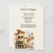 Invitation Partie de retraite du thème Voyage (Dos)