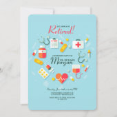 Invitation Partie de retraite Médicale (Devant)