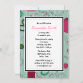 Invitation Partie de retraite orientée de couture (Dos)