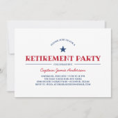 Invitation Partie de retraite patriotique (Devant)