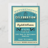 Invitation Partie de retraite pour le retraité réservé (Devant)