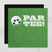 Invitation Partie de retraite - thème de golf - PAR-TEE ! (Devant / Derrière)
