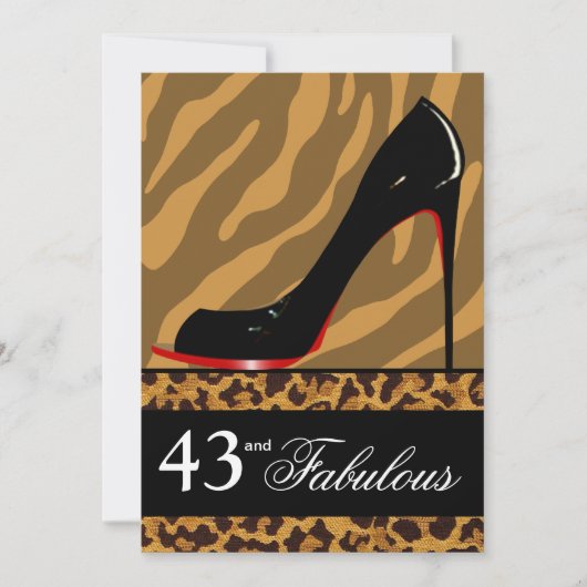 Invitation Partie de safari d'anniversaire de stylet de (Devant)