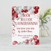 Invitation Partie de signature de lancement de version de liv (Debout devant)