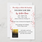 Invitation Partie de signature de lancement de version de liv (Dos)