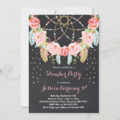 Invitation Partie de Sleepover d'invitation d'anniversaire de (Devant)