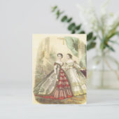 Invitation Partie de thé pour femmes V2 des années 1860 vinta (Debout devant)