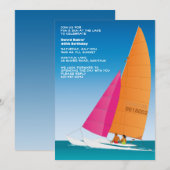 Invitation partie de voile (Devant / Derrière)