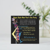 Invitation Partie de Year'sEve de style de Las Vegas nouvelle (Debout devant)