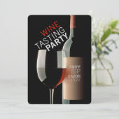 INVITATION PARTIE D'ÉCHANTILLON DE VIN (Debout devant)