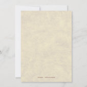 Invitation Partie d'échantillon de vin (Dos)