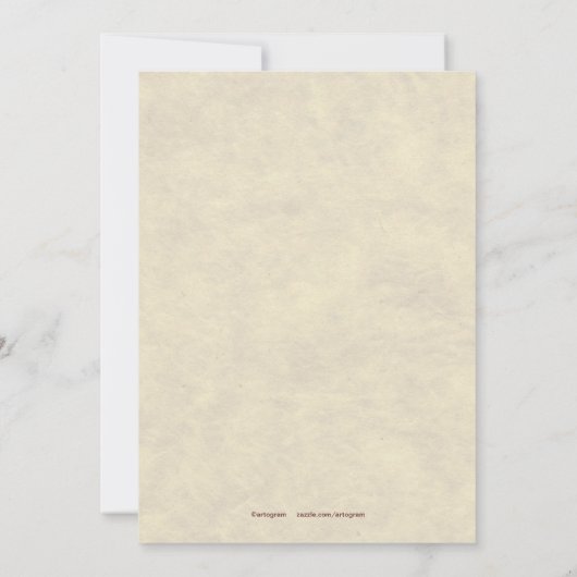 Invitation Partie d'échantillon de vin (Dos)