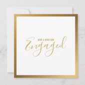 Invitation Partie d'engagement à la frontière Gold (Devant)