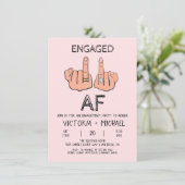 Invitation Partie d'engagement amusante AF engagée (Debout devant)