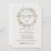 Invitation Partie d'engagement de la feuille d'eucalyptus bot (Devant)