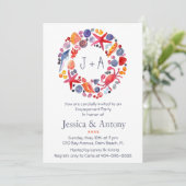 Invitation Partie d'engagement de la plage de Wreath Sea Wate (Debout devant)