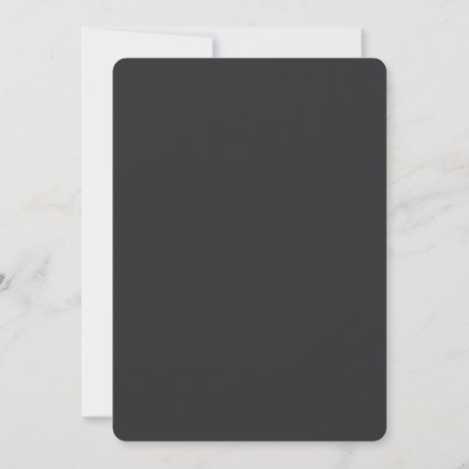 Invitation Partie d'engagement de script manuscrit minimal mo (Dos)