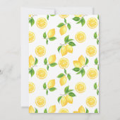 Invitation Partie d'engagement de Thanksgiving Automne (Dos)