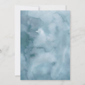 Invitation Partie d'engagement des poissons d'eau bleue (Dos)