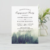 Invitation Partie d'engagement des Wedding showers de la forê (Debout devant)