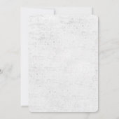 Invitation Partie d'engagement du journal Rosy Style vintage (Dos)