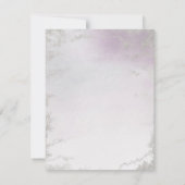 Invitation Partie d'engagement Ombre Light Purple Silver (Dos)