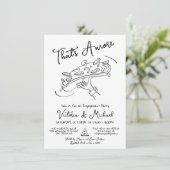 Invitation Partie d'engagement Pizza Toss (Debout devant)