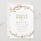 Invitation Partie d'engagement pour la couronne d'or (Devant)