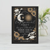 Invitation Partie d'engagement Sun Moon Aligner Couples Tarot (Debout devant)