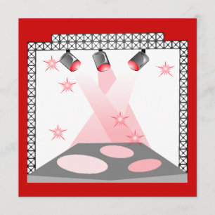INVITATION PARTIE D'EXPOSITION DE TALENT DE KARAOKE