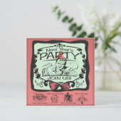 Invitation Partie drôle de réveillon de la Saint Sylvestre (Debout devant)