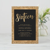 Invitation Partie du bonbon 16 aux parties scintillantes | (Debout devant)