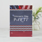 Invitation Partie du jour de vétéran patriotique (Debout devant)