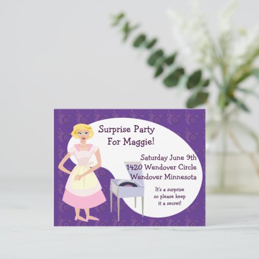 Invitation Partie du lecteur d'enregistrement (Debout devant)