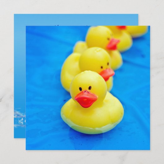 Invitation Partie du pool (Devant / Derrière)