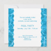 Invitation Partie du pool (Dos)