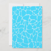 Invitation Partie du pool | Nage Anniversaire (Dos)