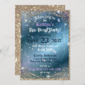 Invitation Partie enchantée de Pré-Bal d'étudiants de jardin (Devant / Derrière)