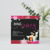 Invitation Partie fascinante de réveillon de la Saint (Debout devant)