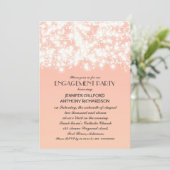 Invitation partie fiançailles de la chaîne de couleur de la c (Debout devant)