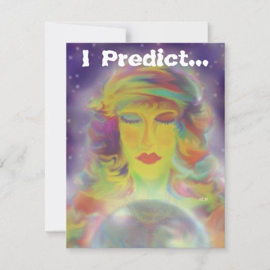 Invitation Partie gitane de Halloween de prévision (Devant)