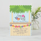 Invitation Partie hawaïenne de Luau (Debout devant)